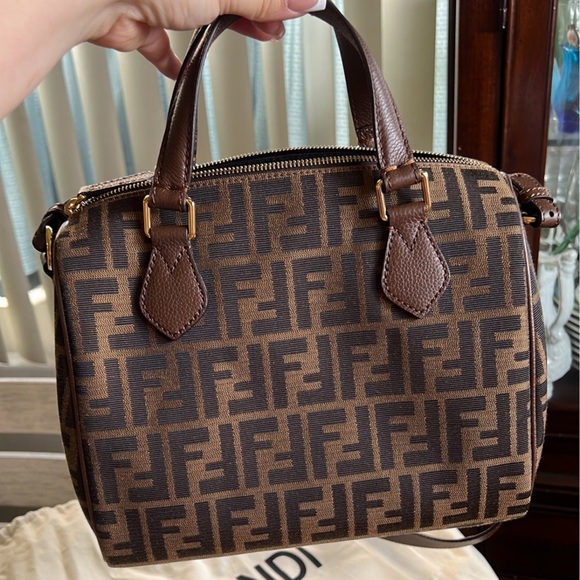 Fendi Tobacco Zucca Boston bag - Picture 2 of 16